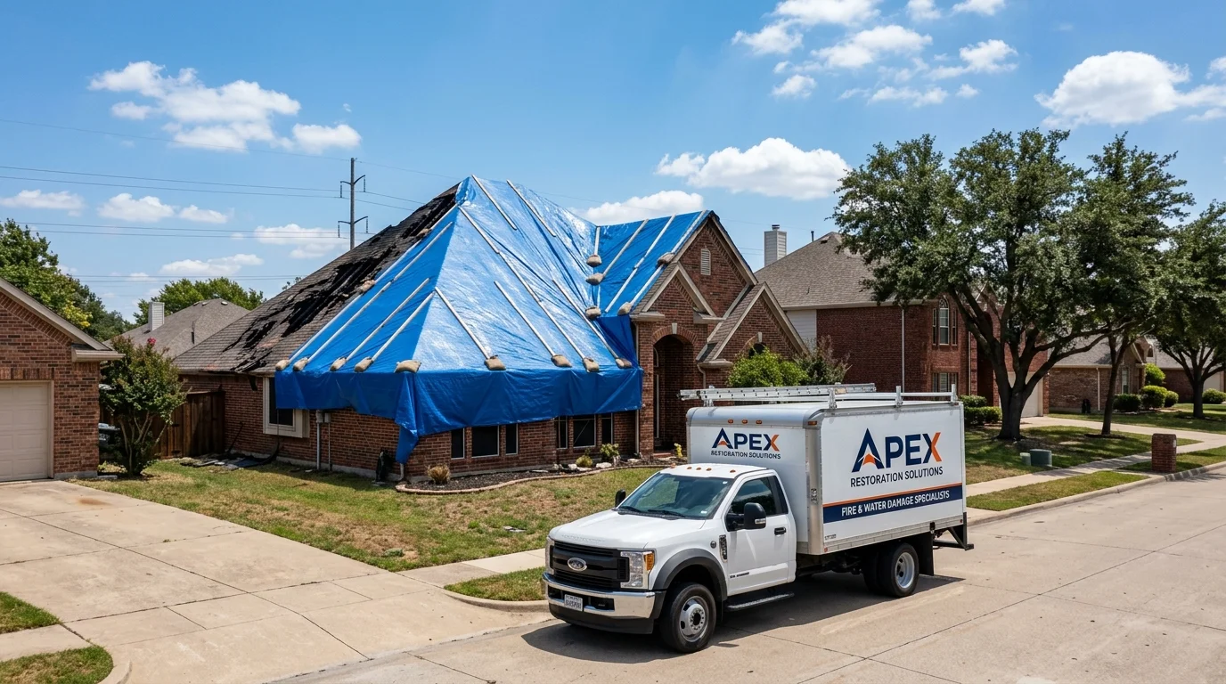 Negative-air ductwork sanitization and soot filtration for HVAC air systems in Dallas